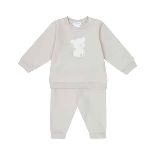 Deolinda Beige Teddy Tracksuit