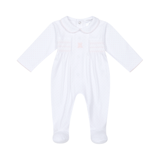 Deolinda Pink Polka Babygrow Boxset