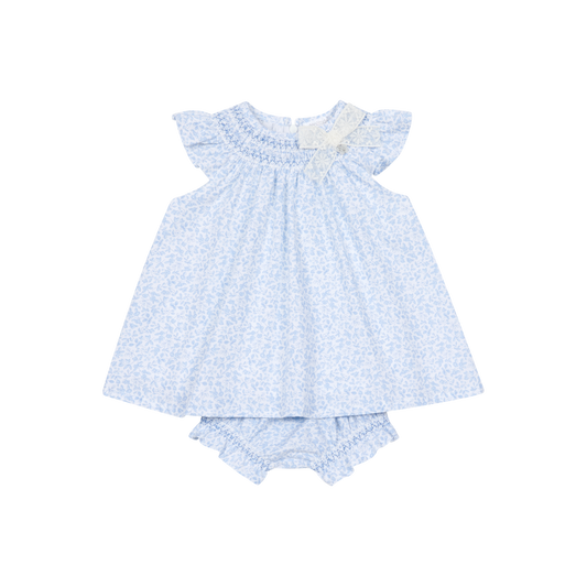 Deolinda Blue Floral 2pc Dress