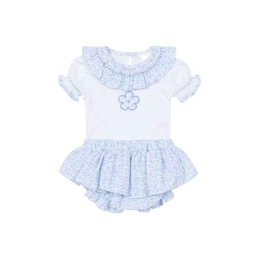 Deolinda Blue Floral Jam Pants Set