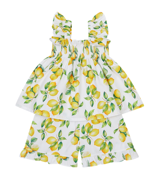 Deolinda Lemon Short Set