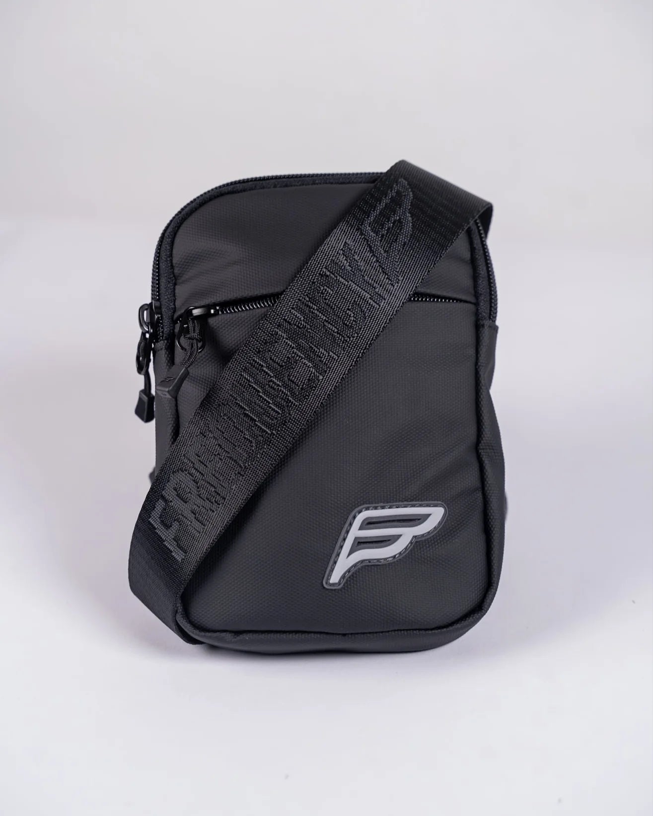 Frequency Black Cross Body Bag