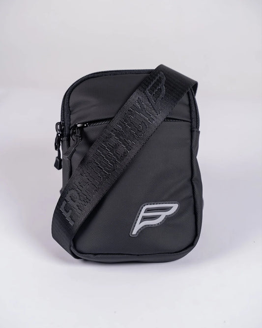 Frequency Black Cross Body Bag