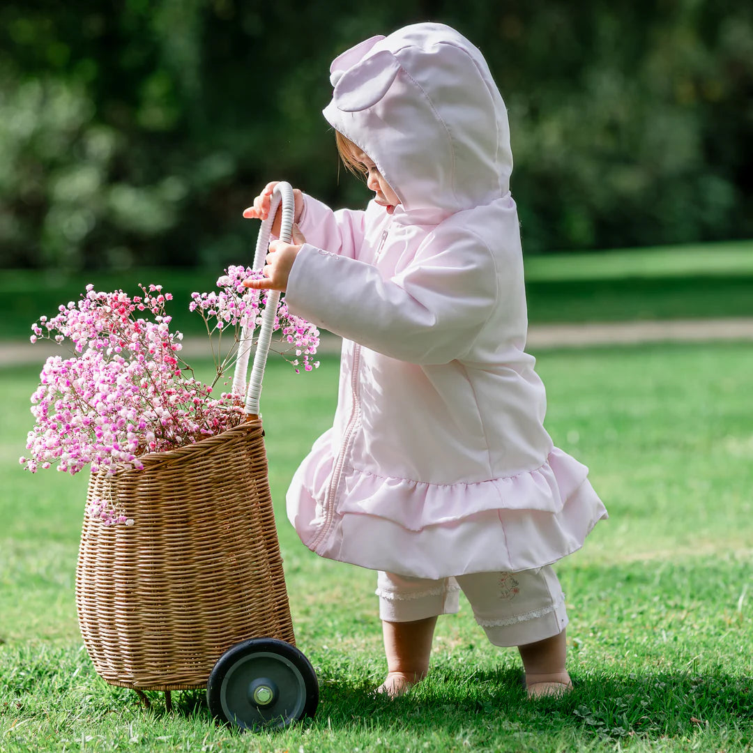 Emile et Rose Lena Pink Bunny Hooded Jacket