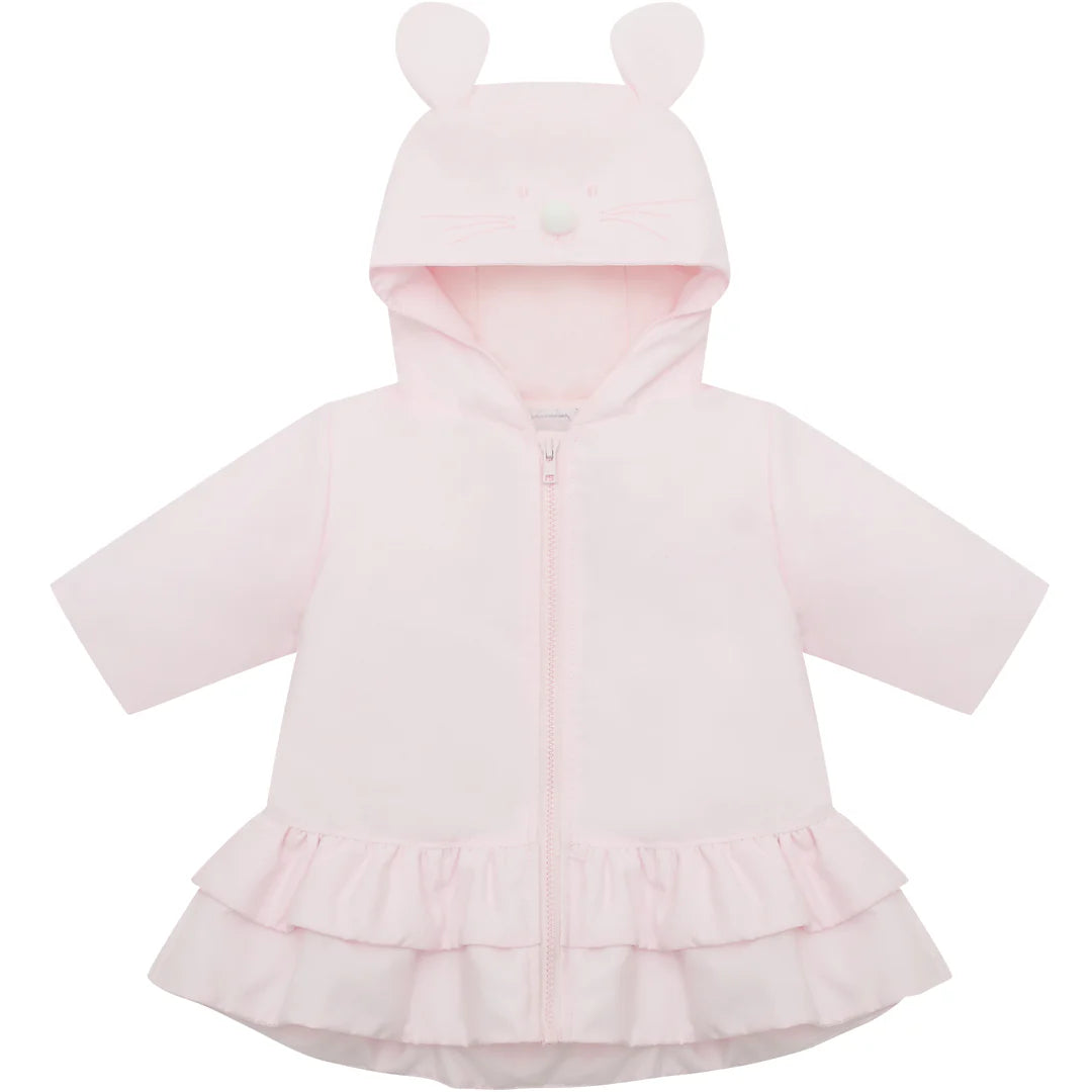 Emile et Rose Lena Pink Bunny Hooded Jacket