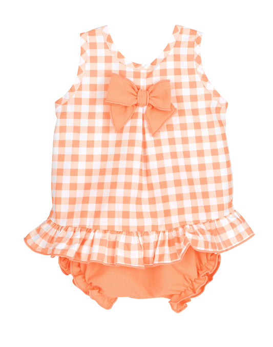 Calamaro Orange Check Knick Set