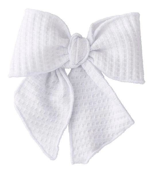 Calamaro White Hair Bow