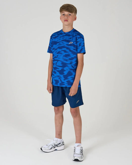 Frequency Azure Blue Short Set