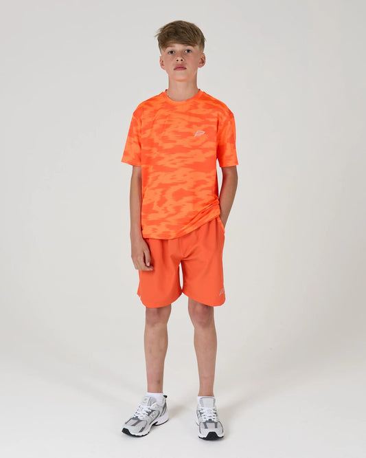 Frequency Citrus Orange Short Set