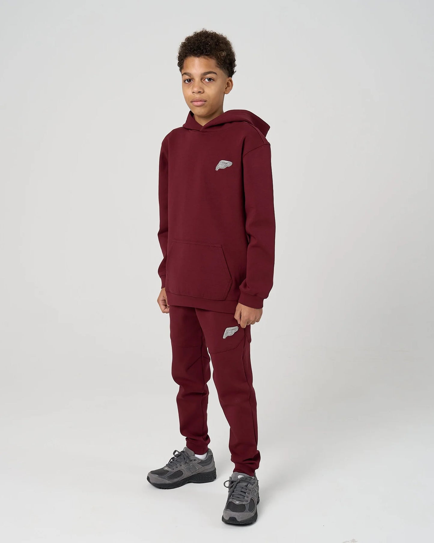 Frequency Tech Burgundy Tracksuit