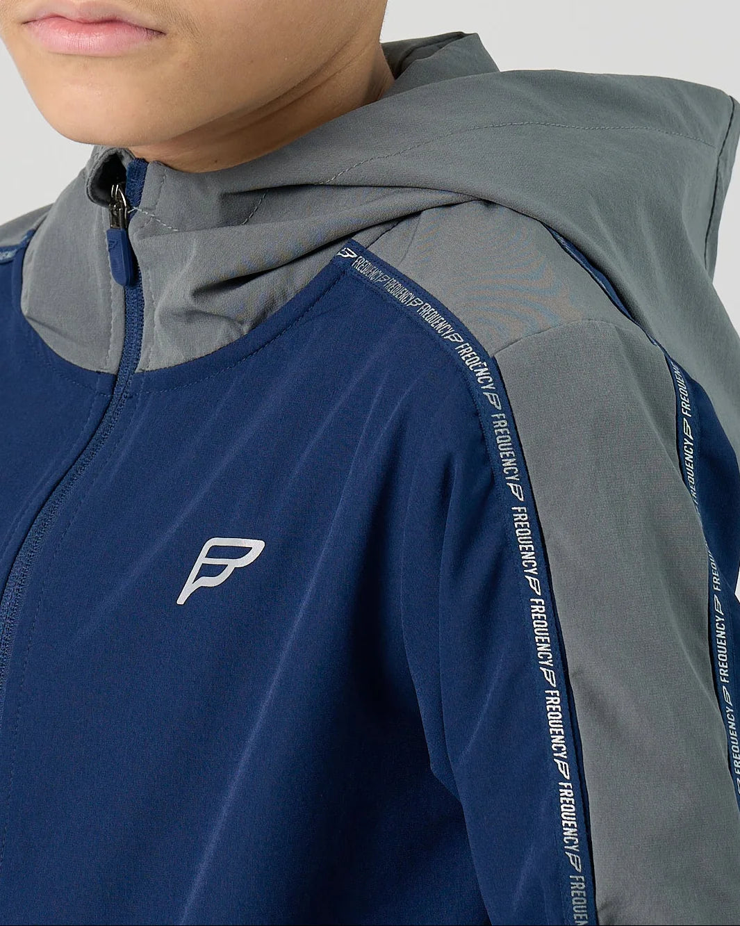 Frequency Navy/Grey Transform 3pc Tracksuit