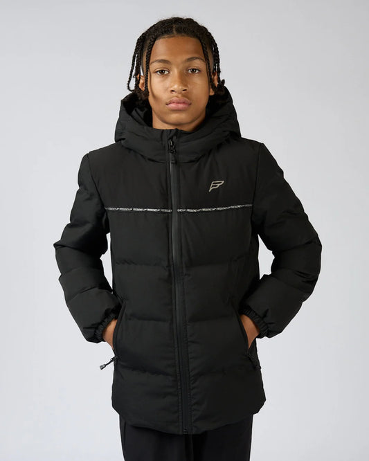 Frequency Junior Black Ascend Puffer Jacket