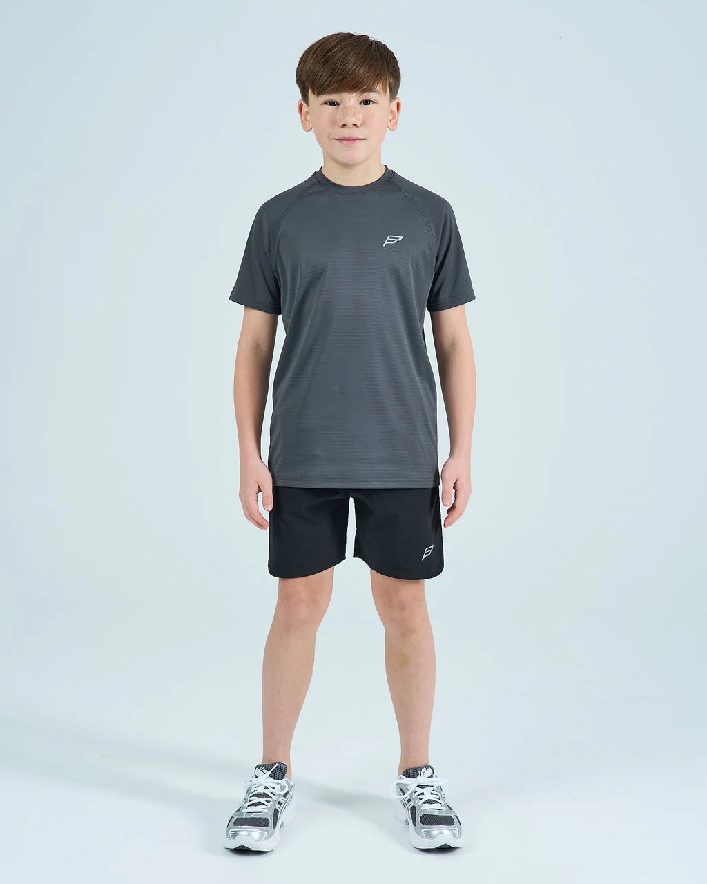 Frequency Core Grey & Black Short Set