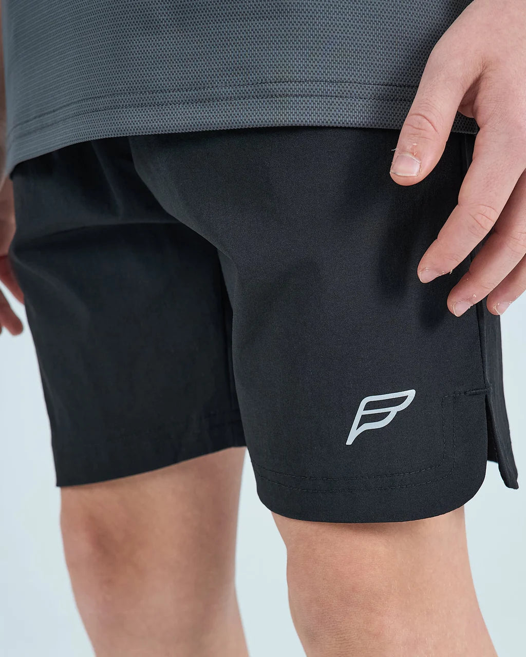 Frequency Core Grey & Black Short Set