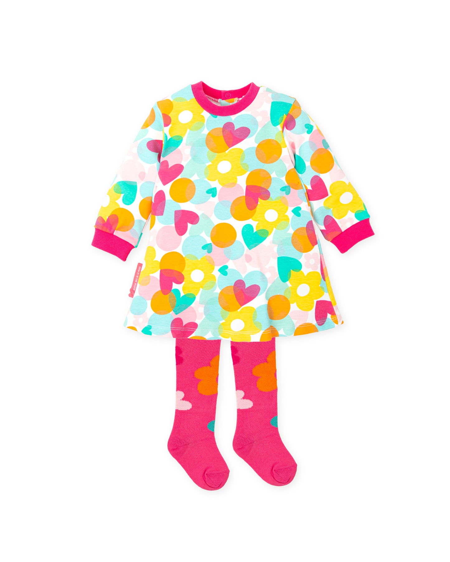 Agatha Ruiz De La Prada Multi Flower Dress with Tights