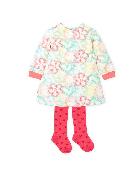 Agatha Ruiz De La Prada Drawing Dress with Tights