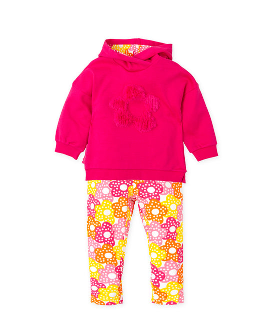 Agatha Ruiz De La Prada Pink Floral Hood Leg Set