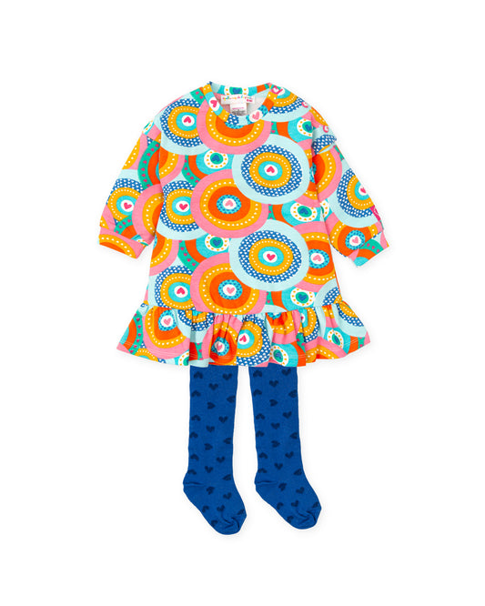 Agatha Ruiz De La Prada Circle Dress with Tights
