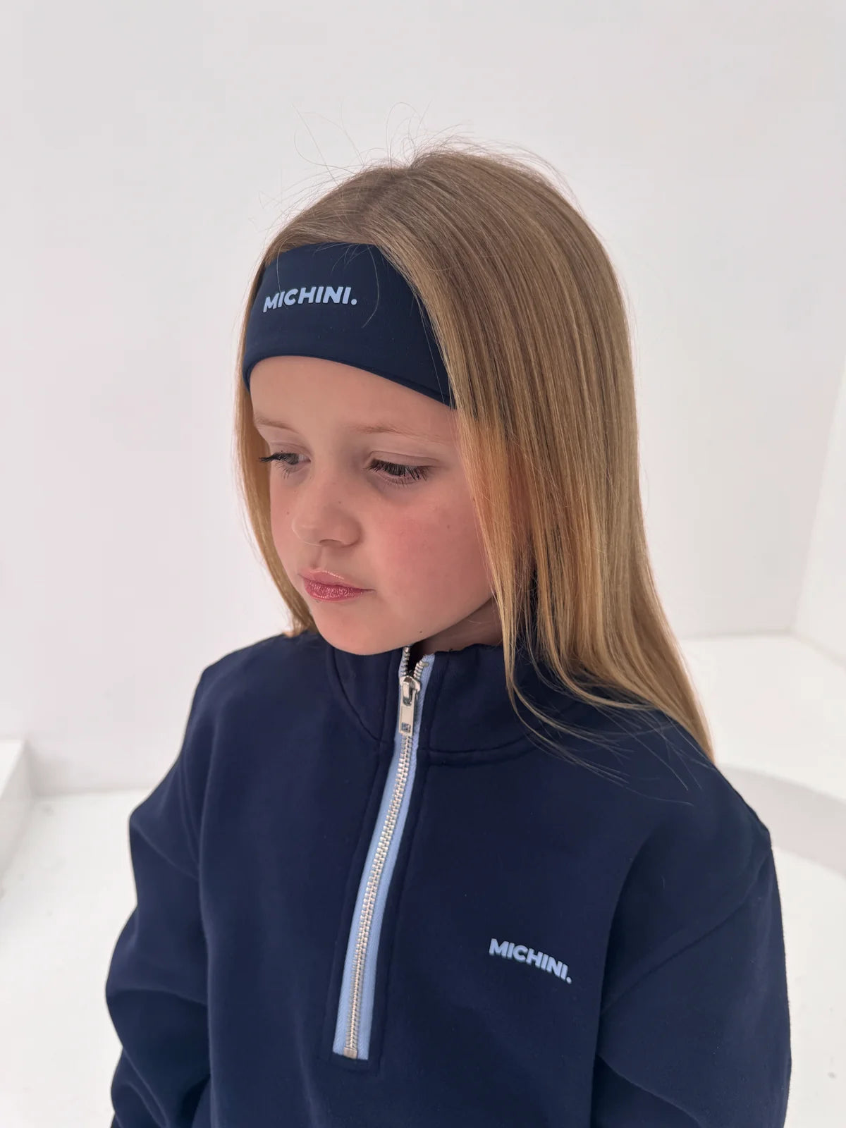 Michini Movement Frosted Navy Sport Headband
