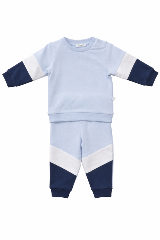 Deolinda Pale Blue & Navy Tracksuit