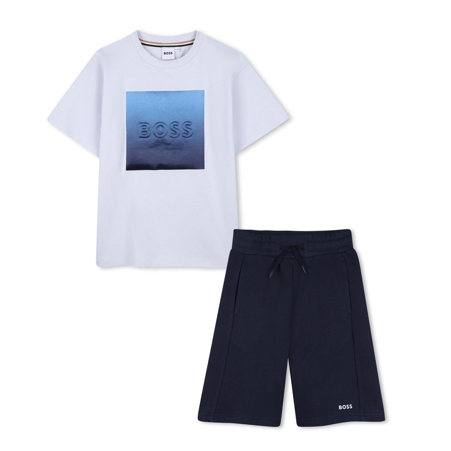 BOSS Blue & Navy Short Set