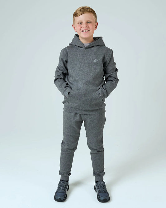 Frequency Tech Marl Grey Hooded Tracksuit