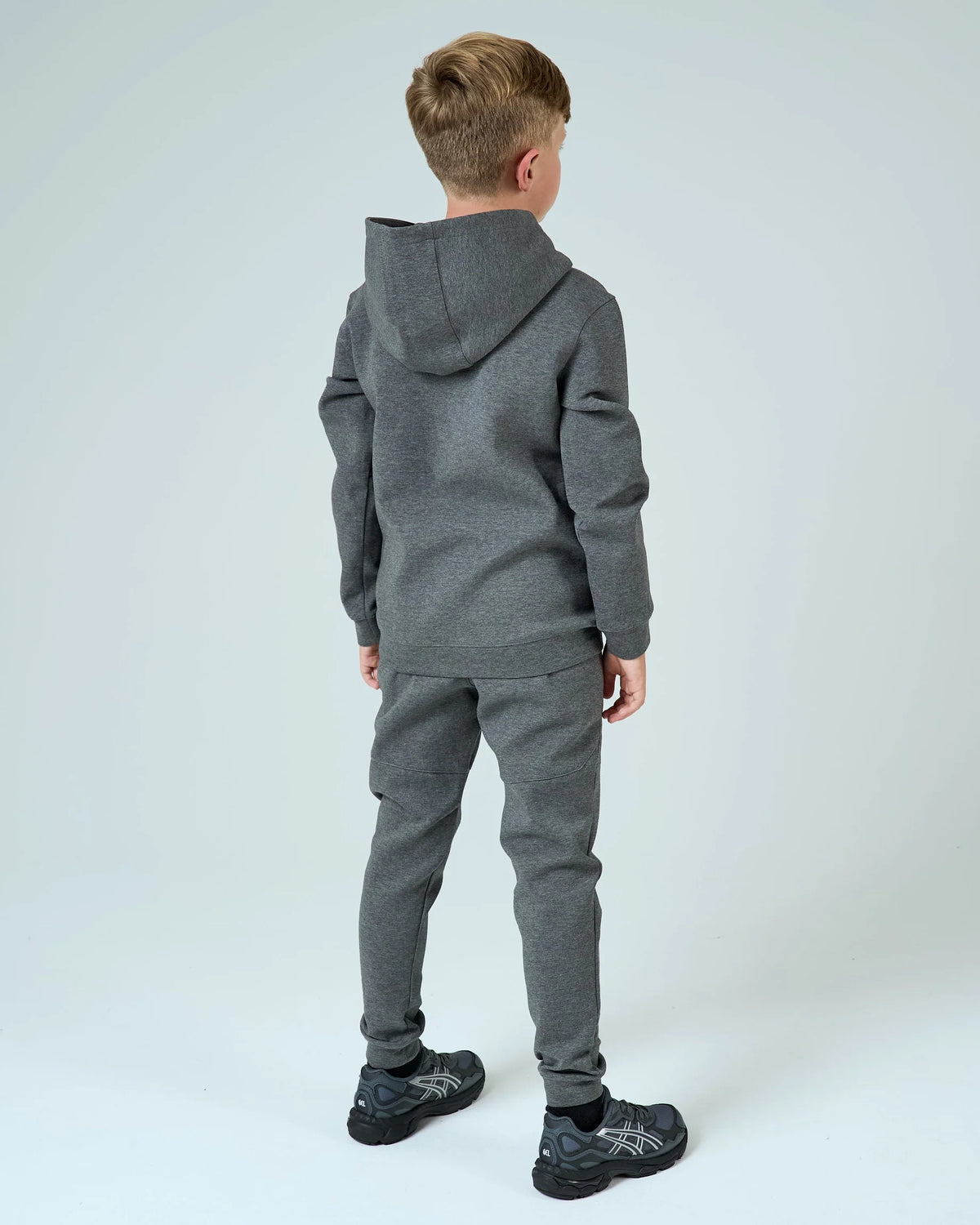 Frequency Tech Marl Grey Hooded Tracksuit