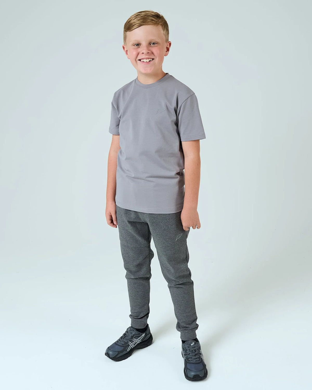Frequency Tech Grey Cotton T-Shirt