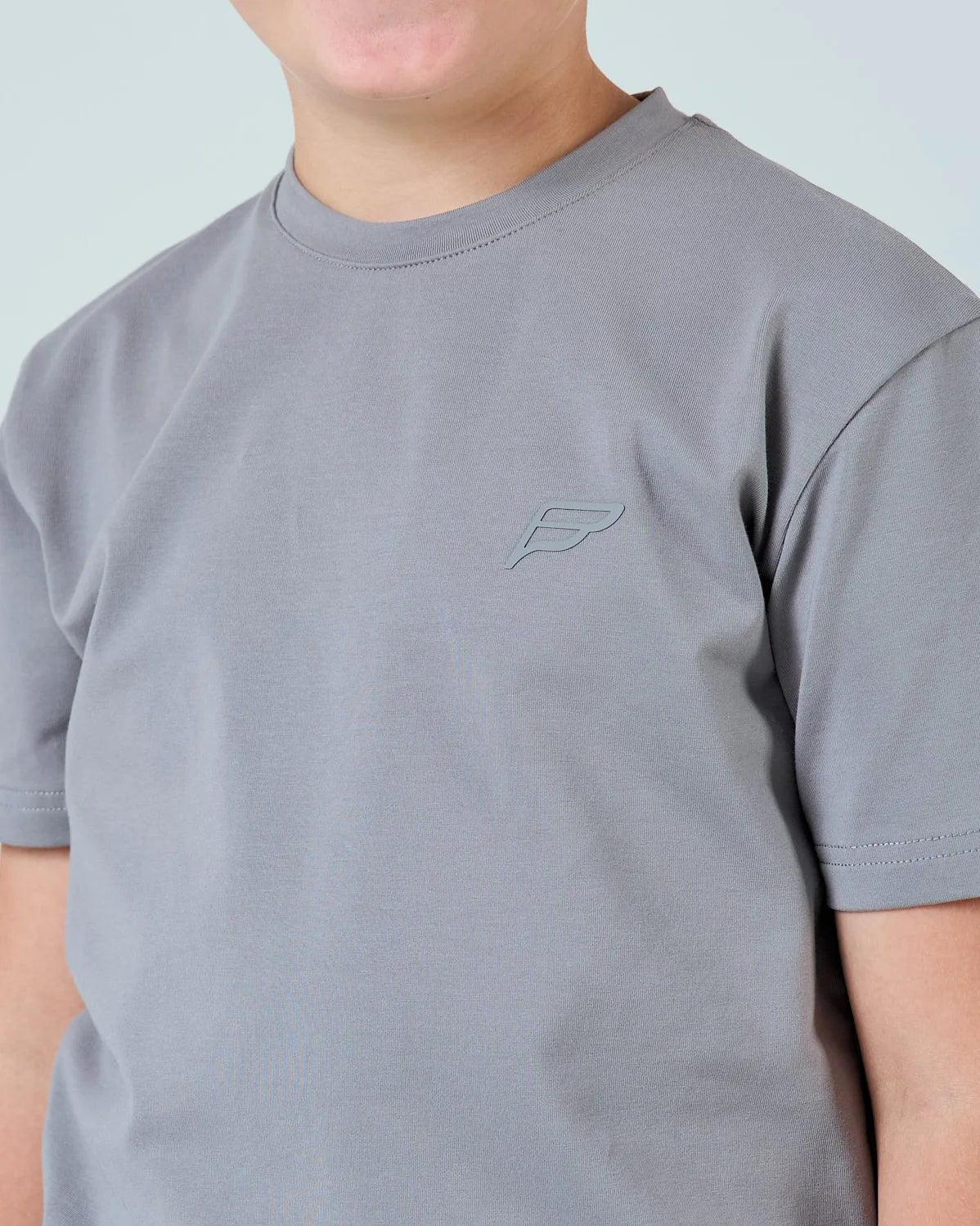 Frequency Tech Grey Cotton T-Shirt