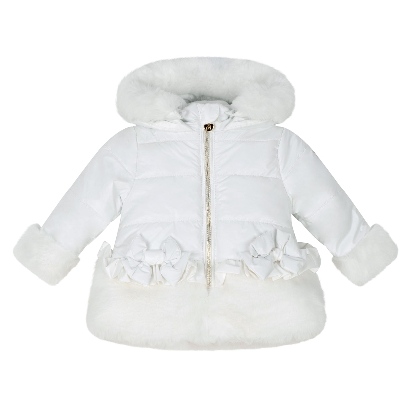 Little A Honey White Coat