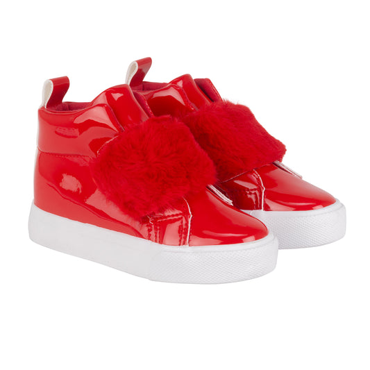 Little A Furever Red Hi Tops