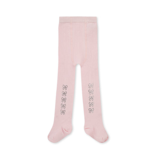Little A Kerry Pink Diamante Tights