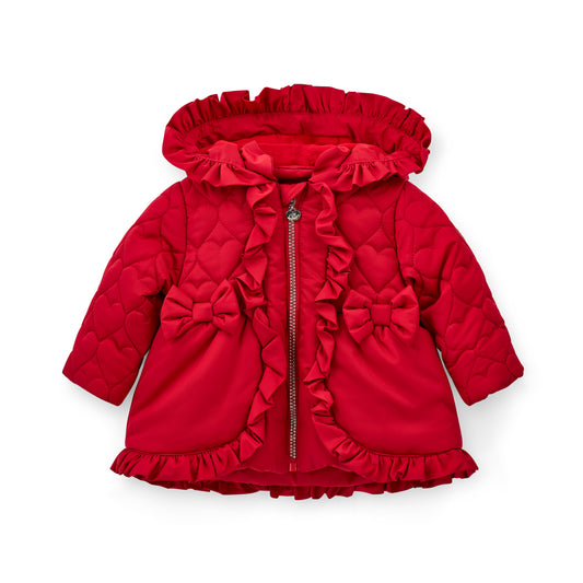 Little A Kaia Red Heart Coat