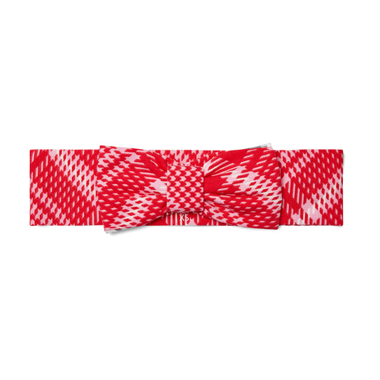 Little A Katalina Red Check Headband