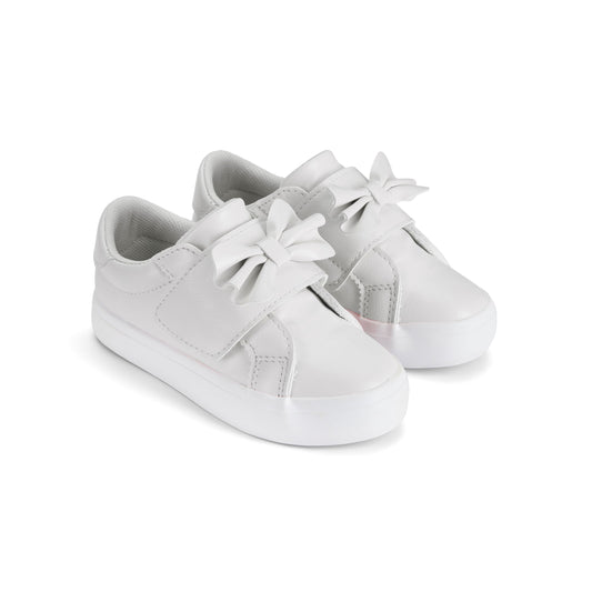 Little A Bowie White Shoes