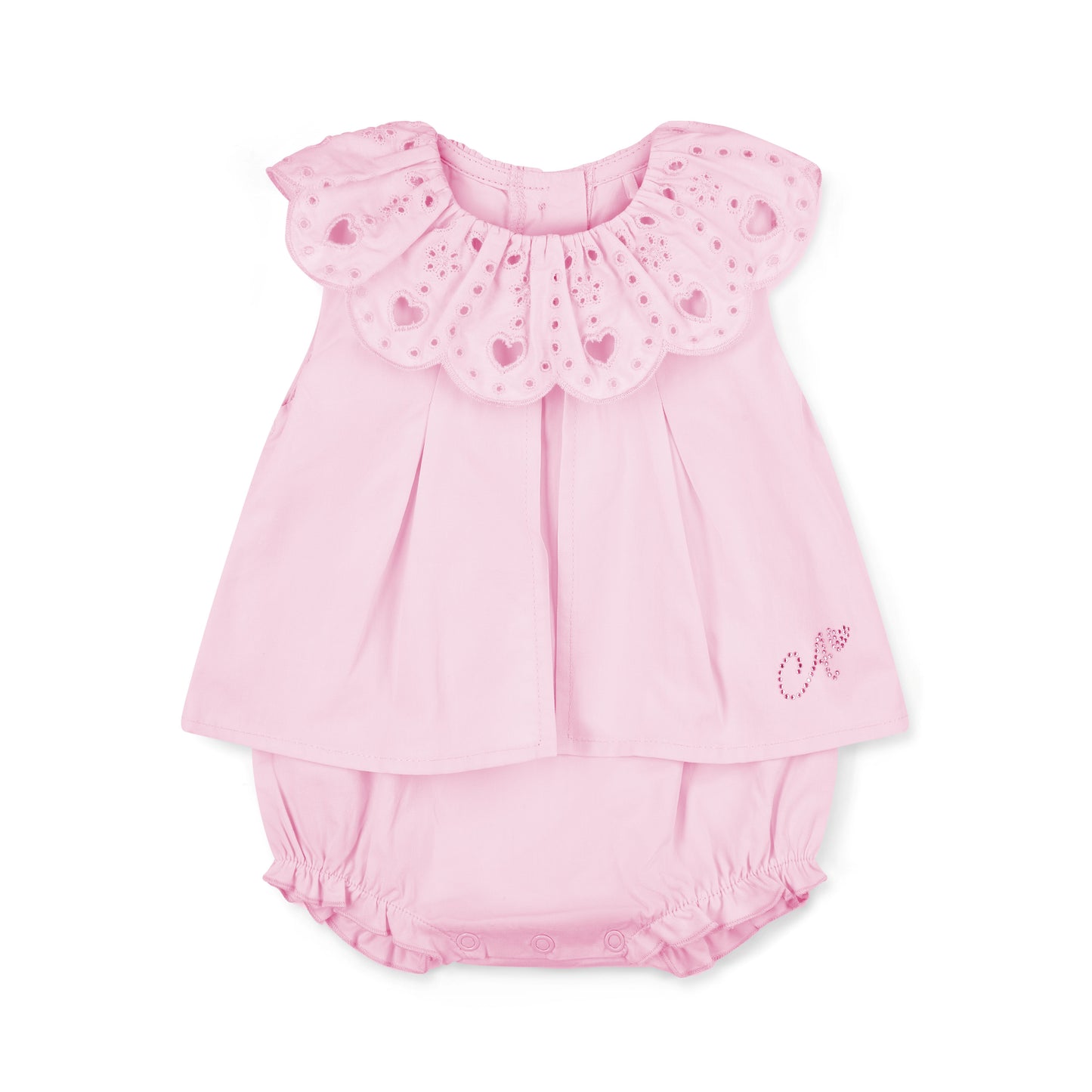 Little A Olga Anglaise Collar Jam Pants Set