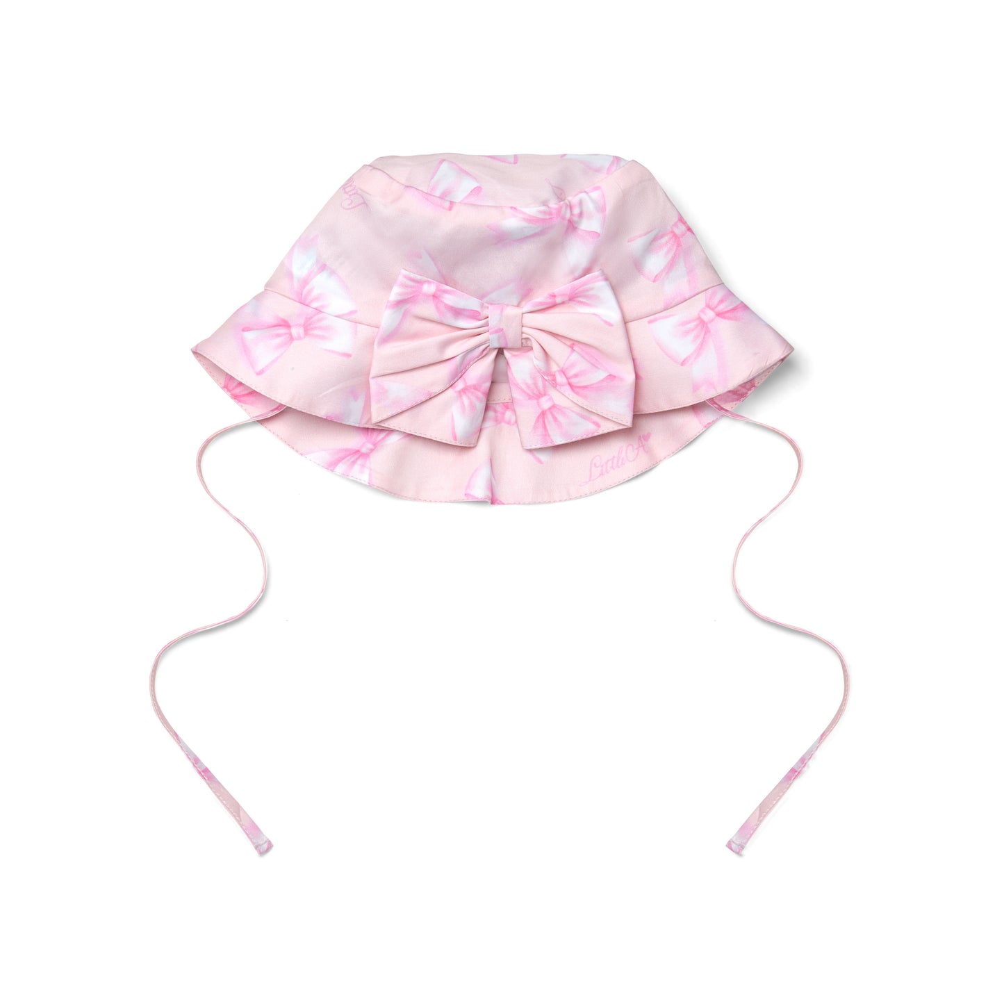 Little A Orella Bow Print Sun Hat
