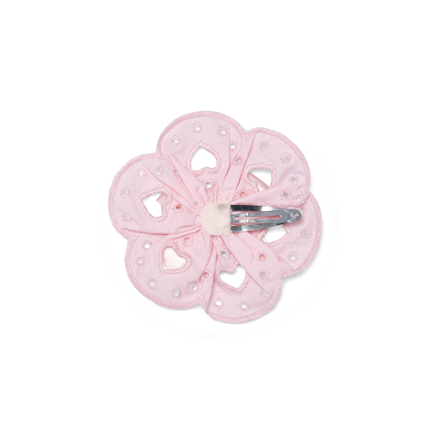 Little A Ollie Pink Anglaise Hair Clip