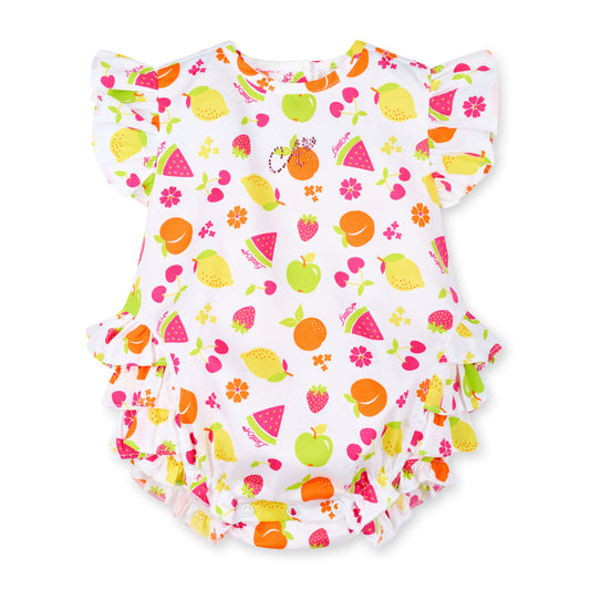 Little A Paloma Fruit Print Romper