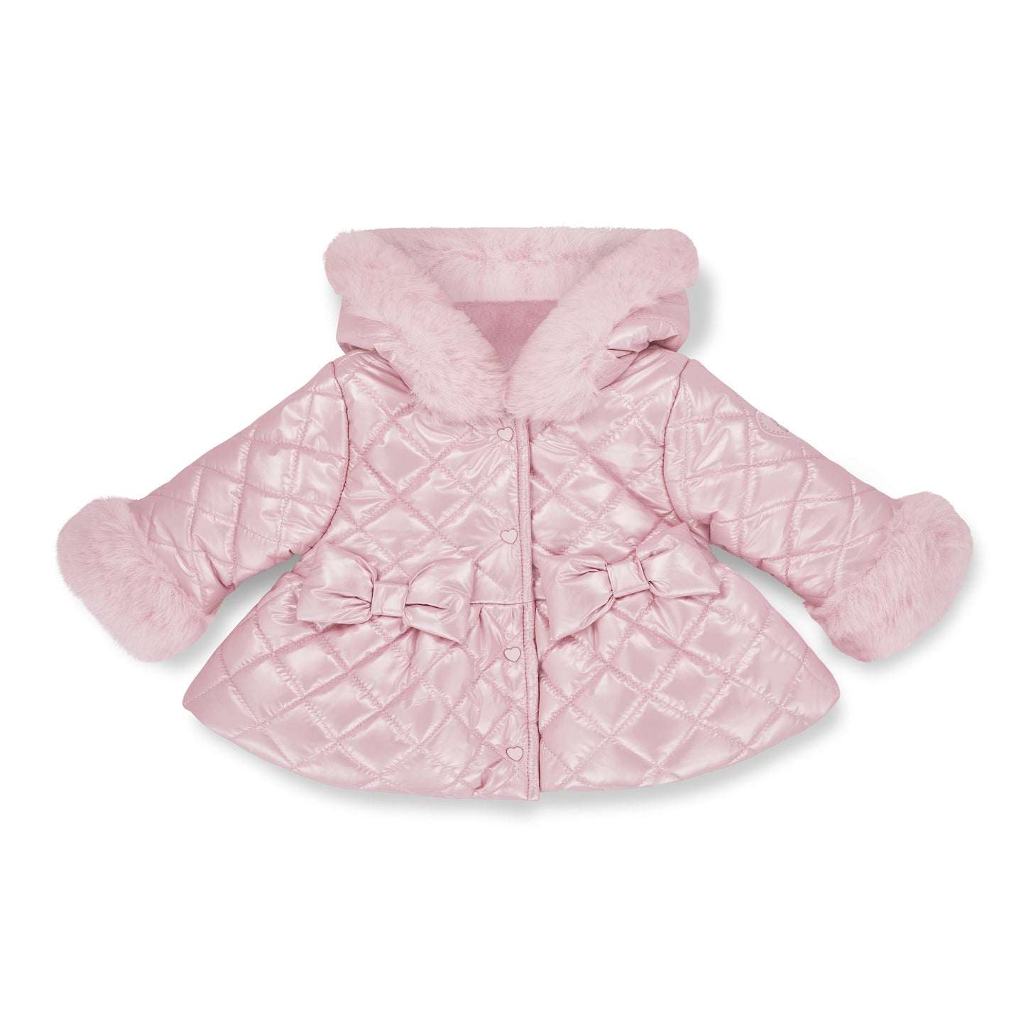 Little A Dolly Pink Quilted Coat