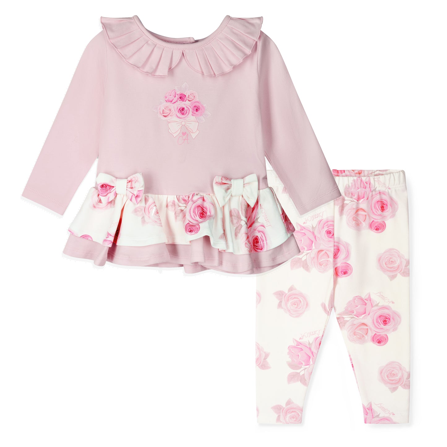 Little A Daisy Rose Print Legging Set