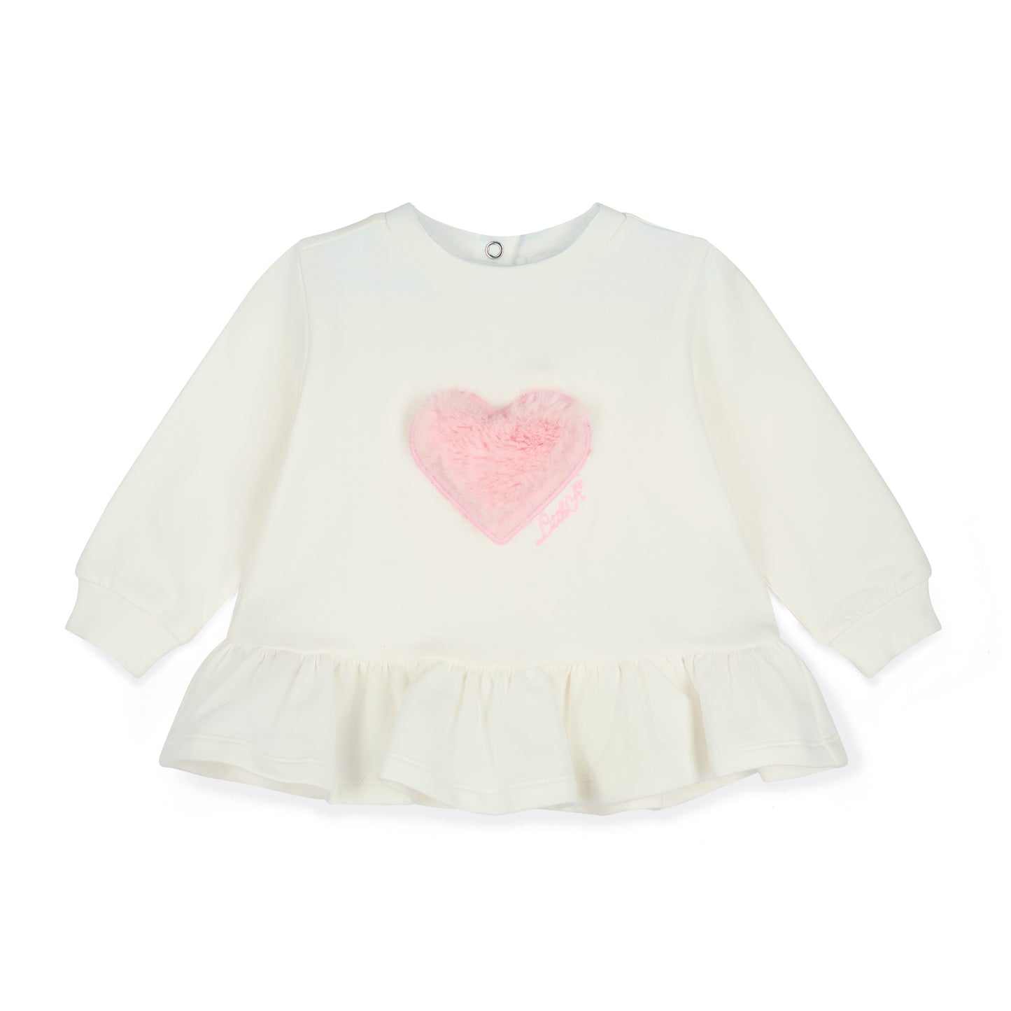 Little A Demi Pink Fur Heart Leg Set