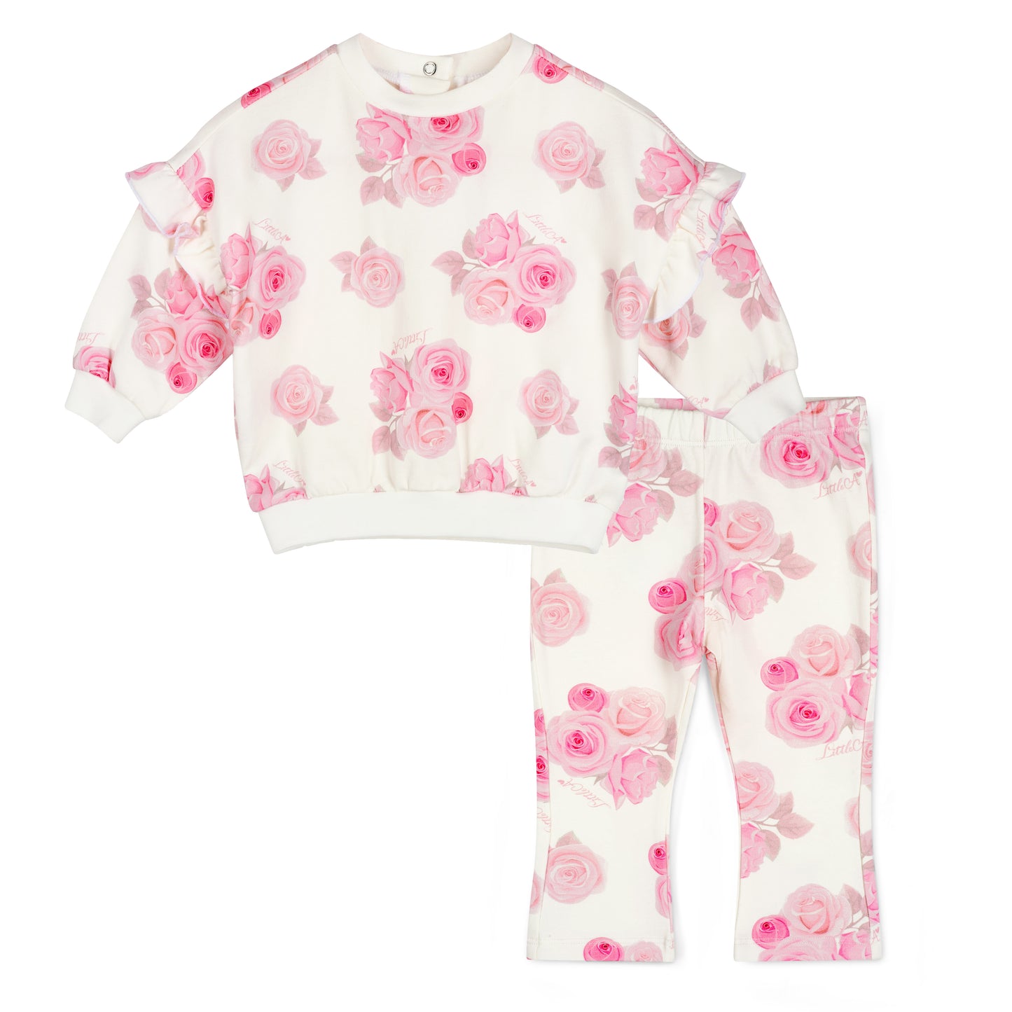 Little A Dakota Rose Print Tracksuit