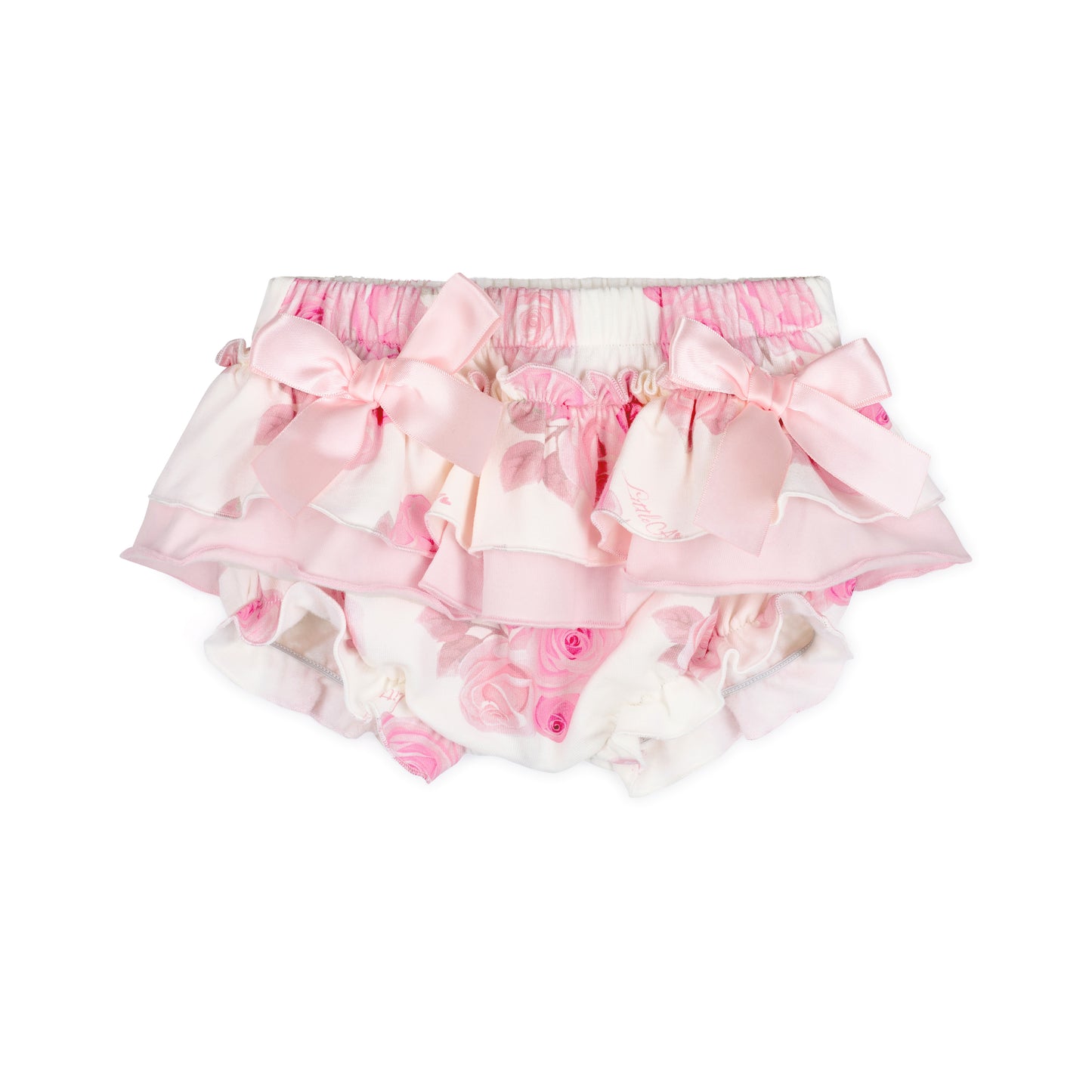 Little A Deena Pink Frill Jam Pant Set