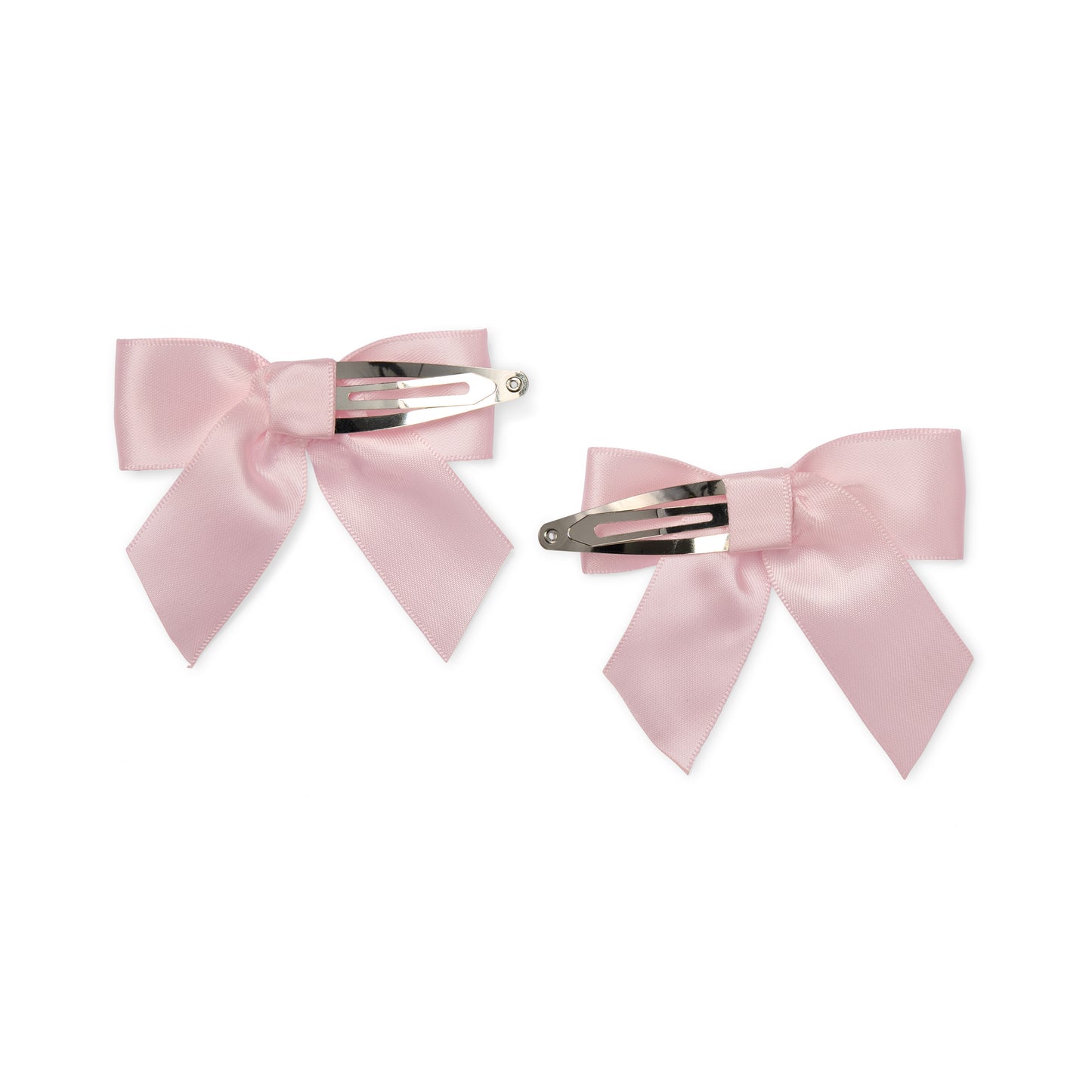 Little A Denver Pink Satin Hair Clips