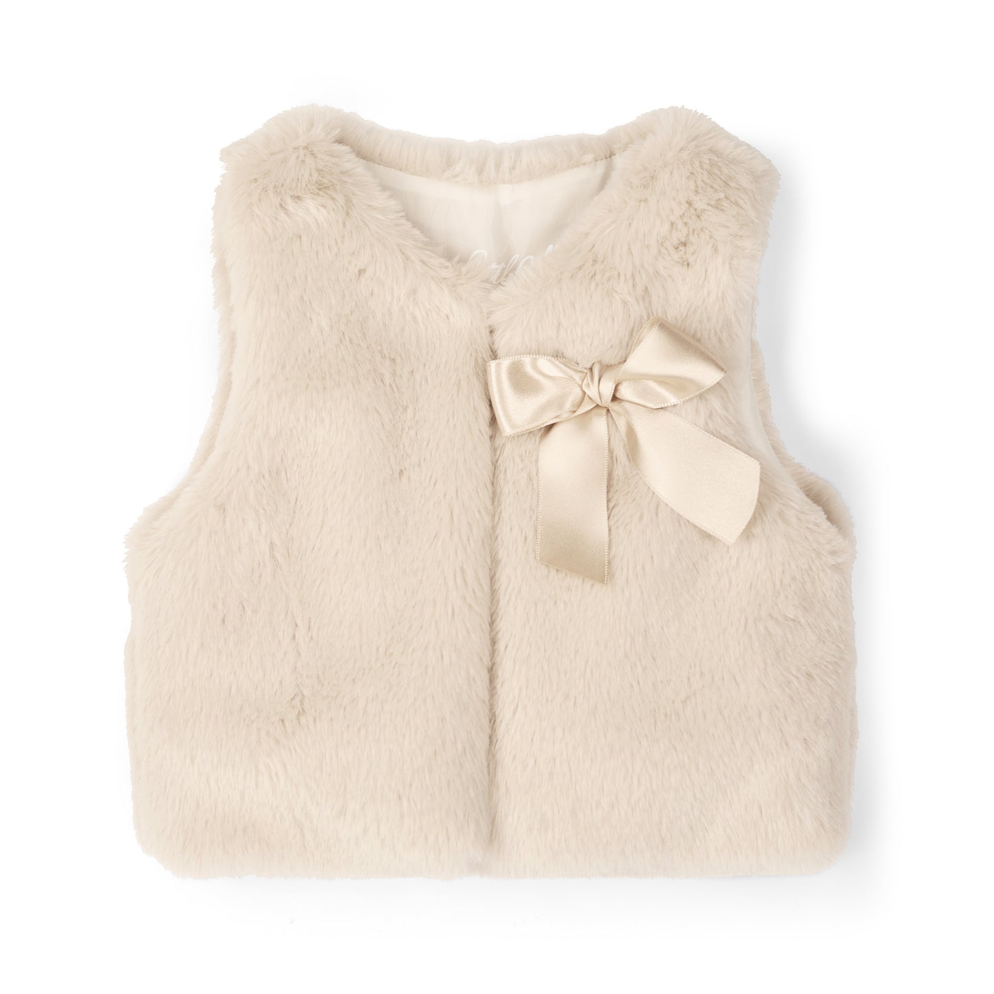 Little A Dani Beige Fur Gilet