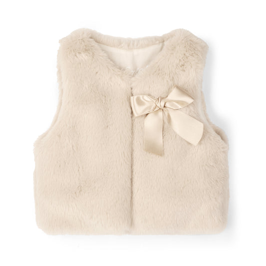 Little A Dani Beige Fur Gilet