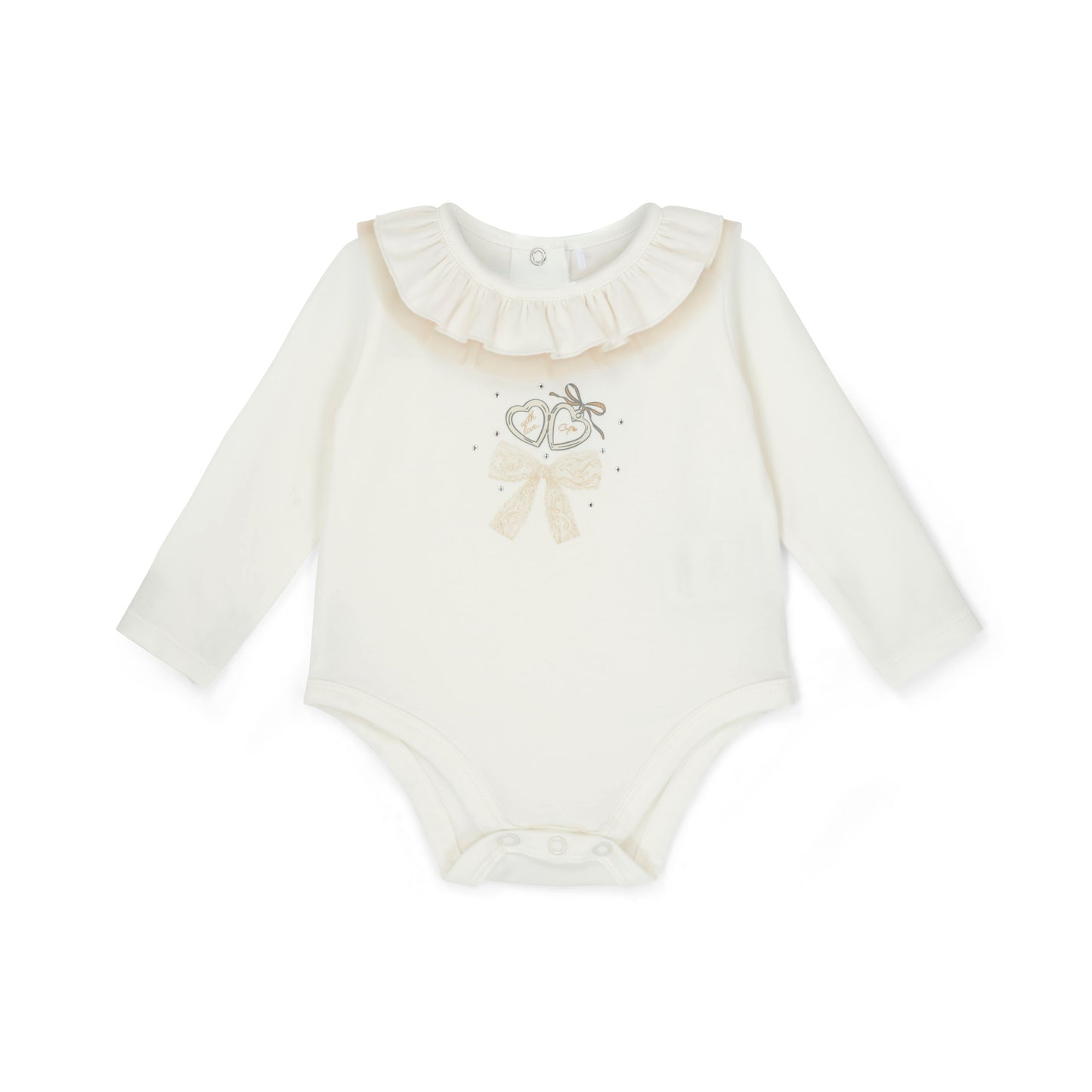 Little A Emelye Beige Tulle Jam Pant Set