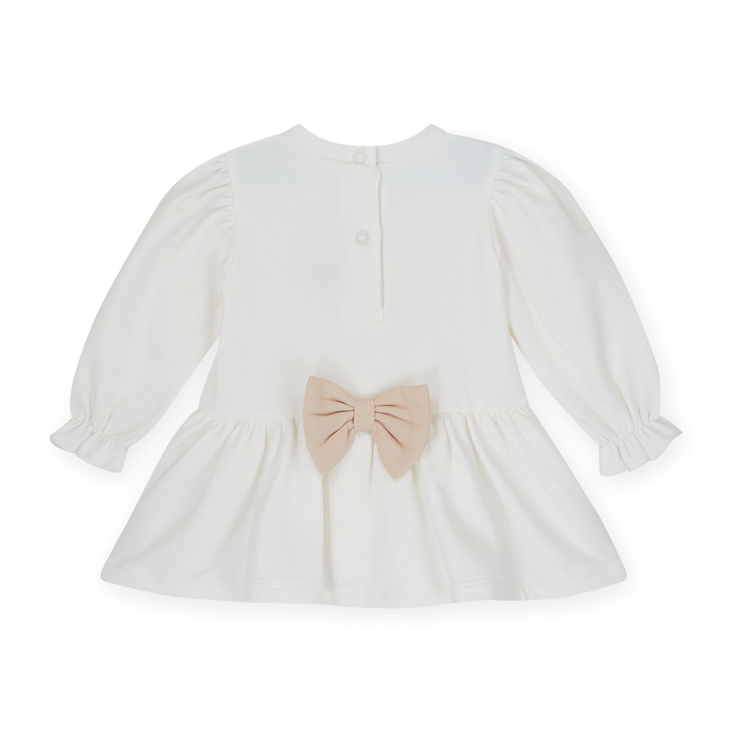 Little A Delilah Bow Print Sweat Dress