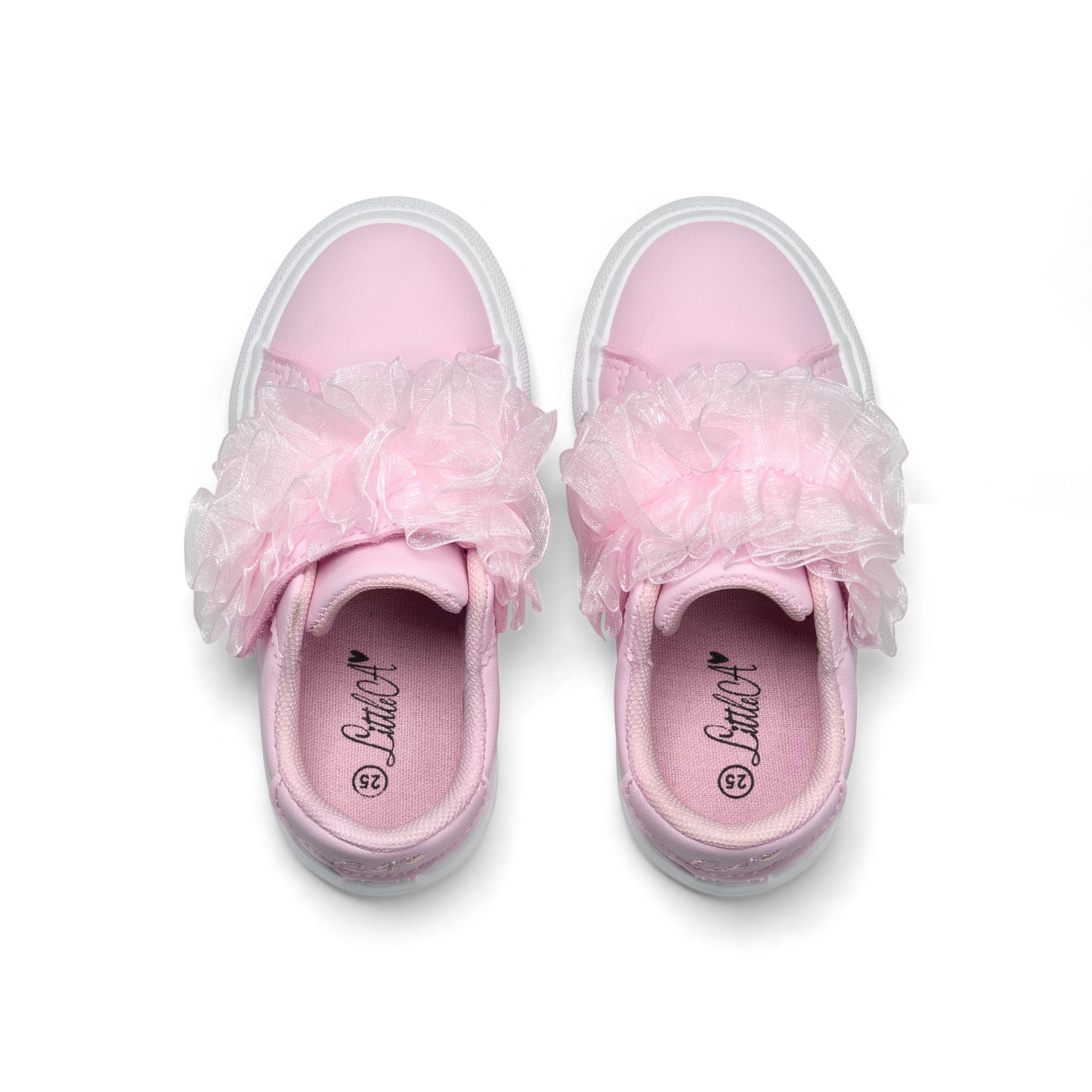 Little A Tully Pink Tulle Trainers